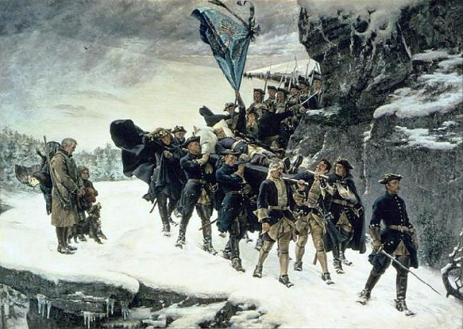 Bringing Home the Body of King Karl XII of Sweden